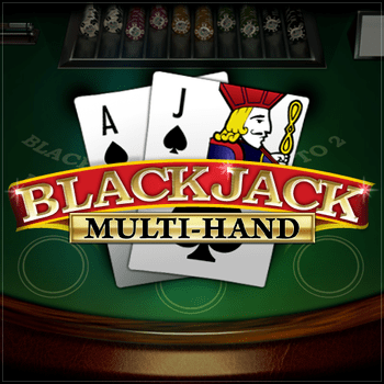 A sleek and sophisticated multi-hand blackjack game, allowing players to engage in multiple hands simultaneously against the dealer, showcasing a classic green felt table and crisp card graphics for an authentic casino experience.