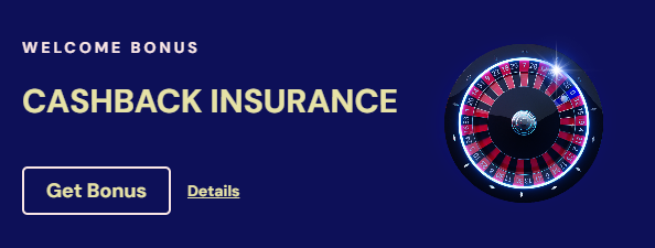 The banner illustrating This is Vegas Casino's cashback insurance program, featuring Vegas-themed protective imagery such as a golden shield or a lucky horseshoe, alongside text detailing the cashback percentage or maximum amount, emphasizing the casino's commitment to player protection.